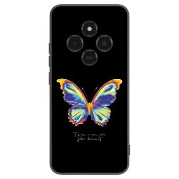 Picasee silikonowe czarne etui na Xiaomi Poco C75 - Diamanty Black