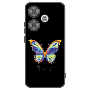 Picasee silikonowe czarne etui na Xiaomi Poco F6 - Diamanty Black