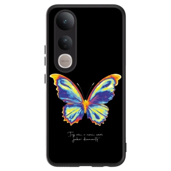 Etui na Vivo V50 Lite 5G - Diamanty Black