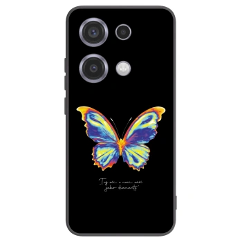 Picasee silikonowe czarne etui na Xiaomi Redmi Note 14S - Diamanty Black