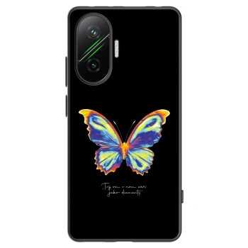 Picasee silikonowe czarne etui na Xiaomi Poco F7 5G - Diamanty Black