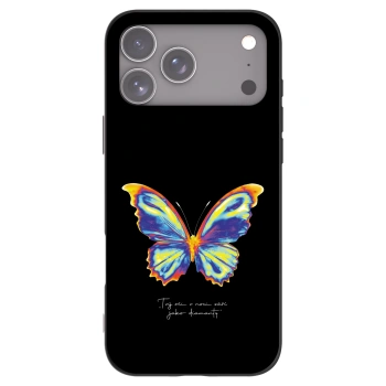 Picasee silikonowe czarne etui na Apple iPhone 17 Pro Max - Diamanty Black