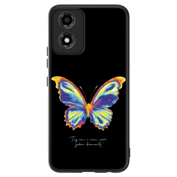 Etui na Motorola Moto E14 - Diamanty Black