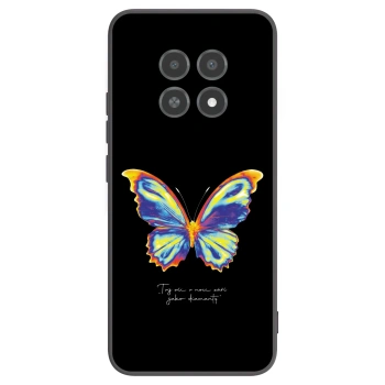 Picasee silikonowe czarne etui na Realme 12X - Diamanty Black