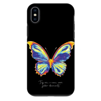 Etui na Apple iPhone XS Max - Diamanty Black