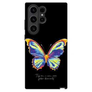 Picasee Fashion Case na Samsung Galaxy S23 Ultra 5G - Diamanty Black