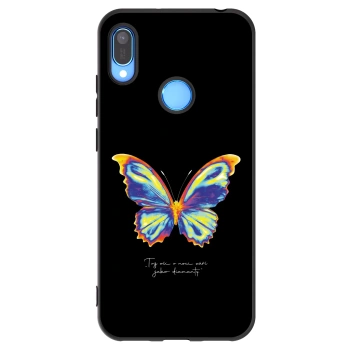 Etui na Huawei Y6 2019 - Diamanty Black