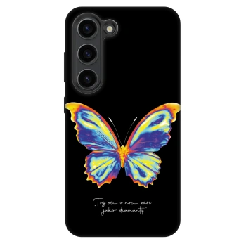 Etui na Samsung Galaxy S23 5G - Diamanty Black