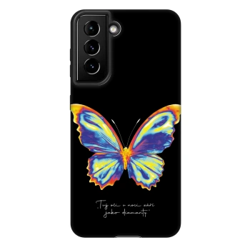 Etui na Samsung Galaxy S21 FE 5G - Diamanty Black