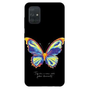 Etui na Samsung Galaxy A71 A715F - Diamanty Black