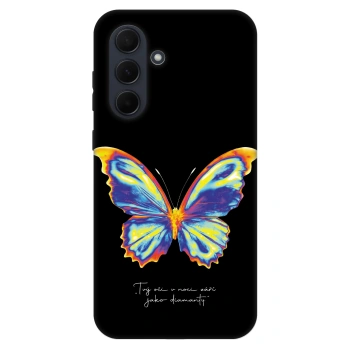 Etui na Samsung Galaxy A35 5G A356B - Diamanty Black