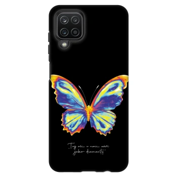 Etui na Samsung Galaxy A12 A125F - Diamanty Black