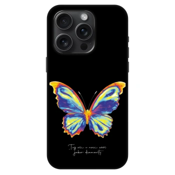 Etui na Apple iPhone 15 Pro - Diamanty Black