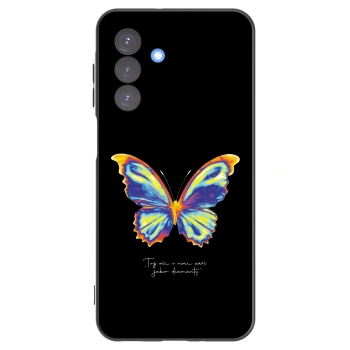 Picasee silikonowe czarne etui na Samsung Galaxy A17 5G - Diamanty Black