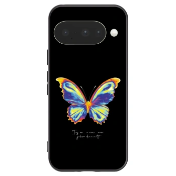 Picasee silikonowe czarne etui na Google Pixel 10 - Diamanty Black