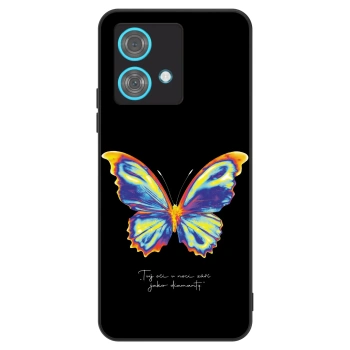 Etui na Motorola Edge 40 Neo - Diamanty Black