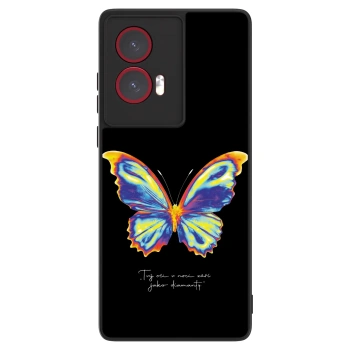 Etui na Motorola Edge 50 Fusion - Diamanty Black