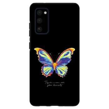 Etui na Samsung Galaxy S20 FE - Diamanty Black