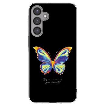 Picasee silikonowe przeźroczyste etui na Samsung Galaxy A16 4G - Diamanty Black