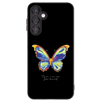 Picasee silikonowe czarne etui na Samsung Galaxy A16 4G - Diamanty Black