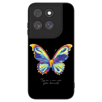 Etui na Motorola Moto G77 - Diamanty Black