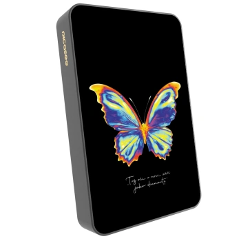 Powerbank z MagSafe 10 000 mAh Szary - Diamanty Black