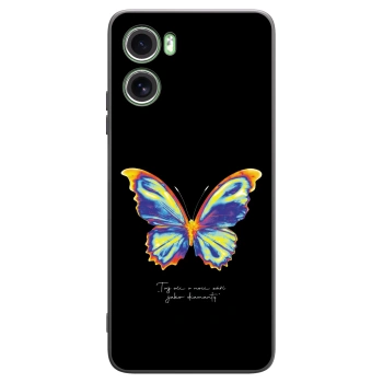 Picasee silikonowe czarne etui na Motorola Moto G06 - Diamanty Black