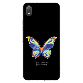 Picasee silikonowe przeźroczyste etui na Xiaomi Redmi 7A - Diamanty Black