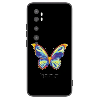 Picasee silikonowe czarne etui na Xiaomi Mi Note 10 (Pro) - Diamanty Black