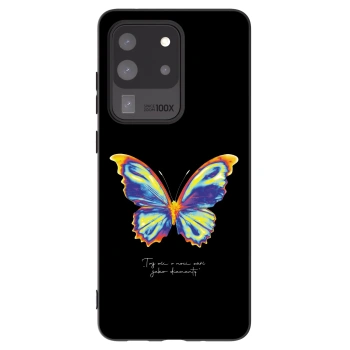 Picasee silikonowe czarne etui na Samsung Galaxy S20 Ultra 5G G988F - Diamanty Black