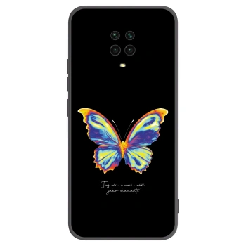 Picasee silikonowe czarne etui na Xiaomi Redmi Note 9 Pro - Diamanty Black