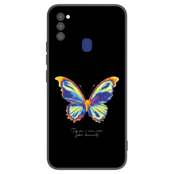 Etui na Samsung Galaxy M21 M215F - Diamanty Black