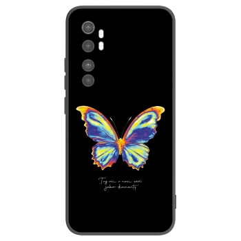 Picasee silikonowe czarne etui na Xiaomi Mi Note 10 Lite - Diamanty Black
