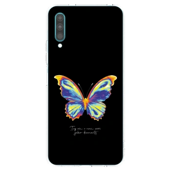 Picasee silikonowe przeźroczyste etui na Samsung Galaxy A30s A307F - Diamanty Black