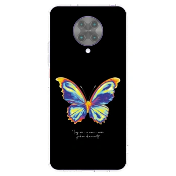 Picasee silikonowe przeźroczyste etui na Xiaomi Poco F2 Pro - Diamanty Black