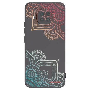Picasee silikonowe czarne etui na Xiaomi Mi 10T Lite - Flowers pattern