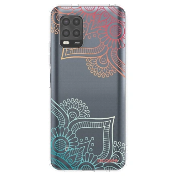 Picasee silikonowe przeźroczyste etui na Xiaomi Mi 10 Lite - Flowers pattern