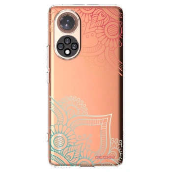 Picasee silikonowe przeźroczyste etui na Honor 50 5G - Flowers pattern