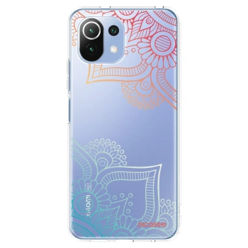 Picasee silikonowe przeźroczyste etui na Xiaomi 11 Lite 5G NE - Flowers pattern