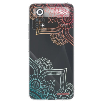 Picasee silikonowe przeźroczyste etui na Xiaomi Poco X4 Pro 5G - Flowers pattern