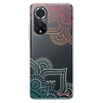 Picasee silikonowe przeźroczyste etui na Huawei Nova 9 SE - Flowers pattern