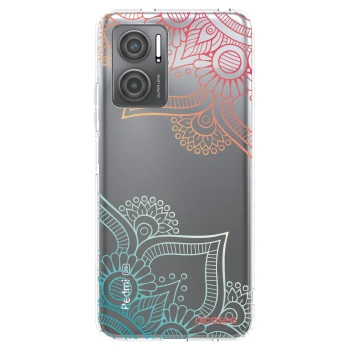 Picasee silikonowe przeźroczyste etui na Xiaomi Redmi 10 5G - Flowers pattern