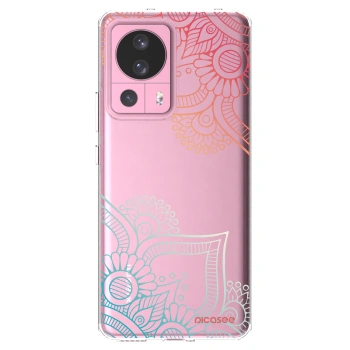 Picasee silikonowe przeźroczyste etui na Xiaomi 13 Lite - Flowers pattern