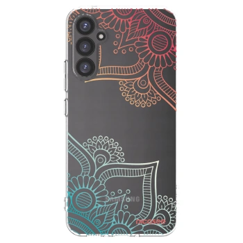 Picasee silikonowe przeźroczyste etui na Samsung Galaxy A34 5G A346B - Flowers pattern