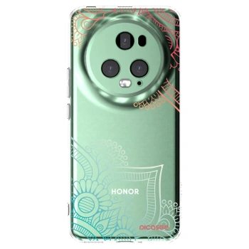 Picasee silikonowe przeźroczyste etui na Honor Magic5 Pro - Flowers pattern
