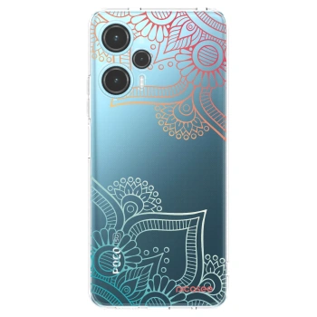 Picasee silikonowe przeźroczyste etui na Xiaomi Poco F5 - Flowers pattern