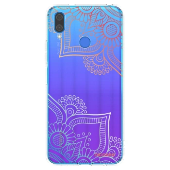 Picasee silikonowe przeźroczyste etui na Huawei Nova 3i - Flowers pattern