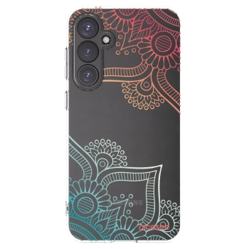 Picasee silikonowe przeźroczyste etui na Samsung Galaxy S23 FE S711B - Flowers pattern