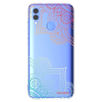 Picasee silikonowe przeźroczyste etui na Honor 10 Lite - Flowers pattern