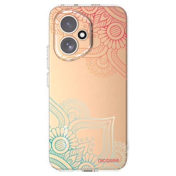 Picasee silikonowe przeźroczyste etui na Honor 400 5G - Flowers pattern